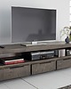 szafki Szafka RTV  szara drewno mango 170cm 1