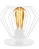 lampy stołowe Czarna lampka nocna z drucianym kloszem NOGOYA LOFT 2