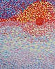 obrazy Obraz do salonu zachód słońca Claude Monet style 1