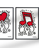 plakaty 2 PLAKATY dekoracyjne pop art  Keith Haring grafiki 1