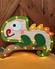 lampy do pokoju dziecka Lamka z drewna Kameleon Leon NINKI WOOD 7