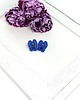 kolczyki soutache Kolczyki z hematytem kobaltowe 3