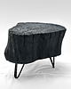 stoliki kawowe Czarny stolik kawowy. Opalany plaster drewna. 4