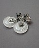 kolczyki wire wrapping Ring /kwarc mleczny/ - kolczyki 4