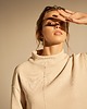 bluza bez kaptura damska Bluza do jogi Comfy MILKY WAY Sweatshirt - sandy beach 4