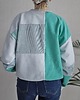 bluza bez kaptura damska Bluza patchwork - Mint Besties - Statement - oversize 2