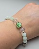bransoletki z kamieni naturalnych Bransoletka Elastyczna Zielona Mgiełka 1