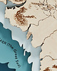 Ozdoby na ścianę Mini Mapa Śródziemia 4