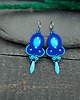 kolczyki soutache Kolczyki sutasz turkusowo chabrowe wiosenne kolorowe lekkie Elisa 2