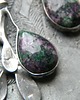 kolczyki wire wrapping Zoizyt -  gałązki  - kolczyki 4
