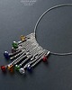 kolie Na kolorowo. Oryginalna kaskada w modnym stylu BOHO ciekawy prezent handmade 9