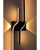 kinkiety Lampa Ścienna Kinkiet Ścienny LED Black 100 cm 2