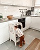 meble do pokoju dziecka Kitchen Helper Pomocnik kuchenny regulowany Biały 3