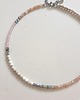 chokery Naszyjnik choker NEO  kamień słoneczny, kwarc różowy, howlit 2