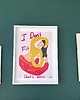 plakaty Plakat I Don't Fit, That's Okay 8