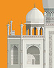plakaty Taj Mahal - plakat giclee art 2