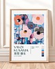 plakaty ZESTAW 3 plakatów Yayoi Kusama abstrakcja kwiaty pastelowe 4
