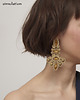 kolczyki soutache Bardzo duże złote kolczyki - barokowe złoto 3