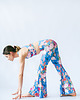 legginsy Legginsy dzwony Yogi Bells - Pink Bunch 3