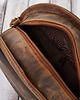 torby na ramię TOREBKA DAMSKA MAŁA NA RAMIĘ SKÓRZANA BRĄZOWA VINTAGE PAOLO PERUZZI T-92-HBR 8