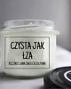 świece zapachowe Świeca sojowa CZYSTA JAK ŁZA - bezzapachowa 235 ml 1