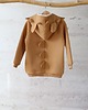 bluzy dla chłopców Bluza z kapturem z uszami smoka dla dziecka brazowa 2