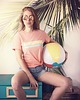 t-shirt damskie T-shirt BEACHIN' coral 2