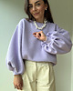 bluza bez kaptura damska Bluza Enjoyable lavender 5