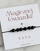 bransoletki na sznurku TATA w alfabecie Morse'a - Magicznej Gwiazdki! 4