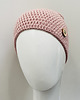 czapki damskie Czapka przejściowa cienka beanie smerf bawełna róż 2