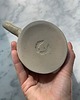 kubki i filiżanki Duży Ceramiczny Kubek Handmade 420 ml Beżowy z Napisem Mommy Time 7