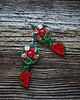 kolczyki soutache Owocowe letnie kolczyki soutache 5