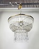 lampy wiszące Żyrandol kryształowy z lat 70. 4