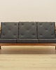 sofy i szezlongi Sofa dębowa Brockmann Petersen, skóra naturalna, duński design lat 70. 9