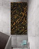 obrazy Efektowny duży obraz metaliczny abstrakcyjny płaskorzeźba 80x160cm 5