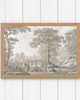 plakaty PLAKAT Toile de jouy, szara dekoracja, sztuka francuska 1