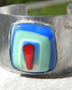 bransoletki wire wrapping Portret marchwi  - BRANSOLETA MANKIET - CUFF 6
