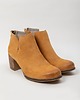 botki damskie SKÓRZANE BOTKI DO KOSTKI ZAPATO 501 PIASKOWY 1