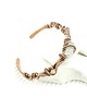 bransoletki wire wrapping Miedziana bransoleta mankietowa z cytrynem 6