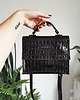 torby na ramię Trunkette Croco Black / torebka kuferek 2
