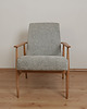 fotele Fotel Lisek PRL, Fotel 300-190, Po renowacji, Olejowane drewno 3