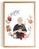 grafiki i ilustracje Personalizowana Grafika z HOBBY na prezent 1