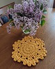 podkładki do kuchni Podkładka szydełkowa ze sznurka 32cm 1