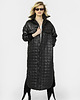płaszcze damskie Wiosenny, pikowany płaszcz Alex czarny 1