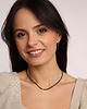 naszyjniki - inne Naszyjnik czarna cyrkonia z zawieszką 1