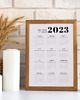 plakaty Plakat Minimalistyczny kalendarz 2023, personalizowany prezent 5