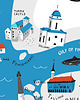 plakaty Morze Bałtyckie Mapa plakat 50x70 cm 1