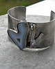 bransoletki wire wrapping Chalcedon / perła   - BRANSOLETA MANKIET - CUFF 4