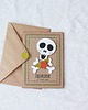 kartki scrapbooking Coco. Zaproszenia urodzinowe w klimacie Halloween 1
