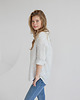 koszule damskie  Lniana koszula 100% len GRAY STRIPES 6
